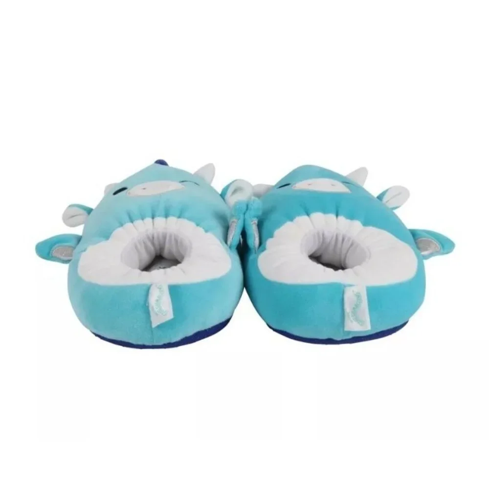 Squishmallow Tatiana the Dragon Ultra Soft Indoor Kids Slippers, Size 11/12‎